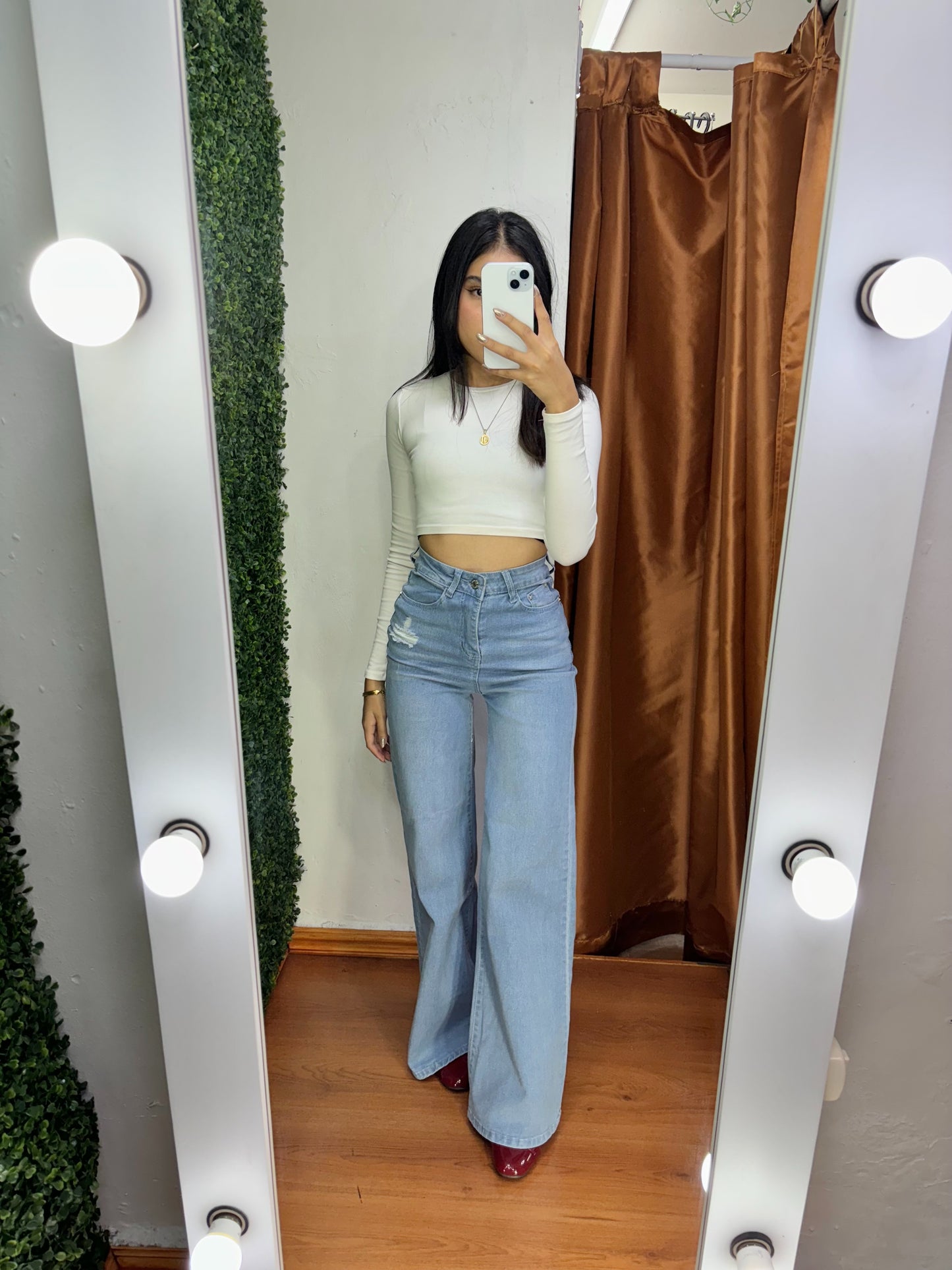 Pantalón wide leg talla 13
