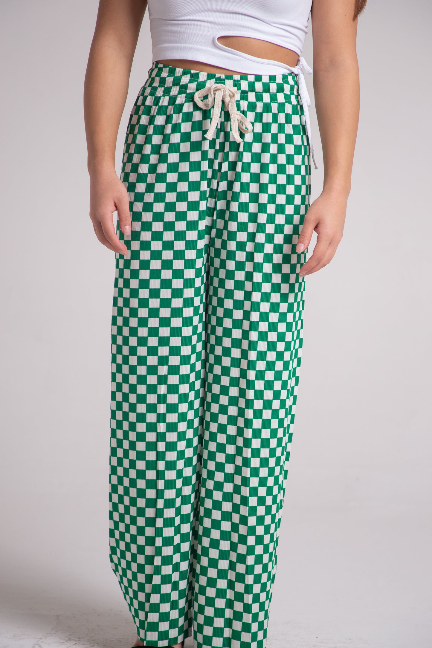 Pantalón diseño de cuadros