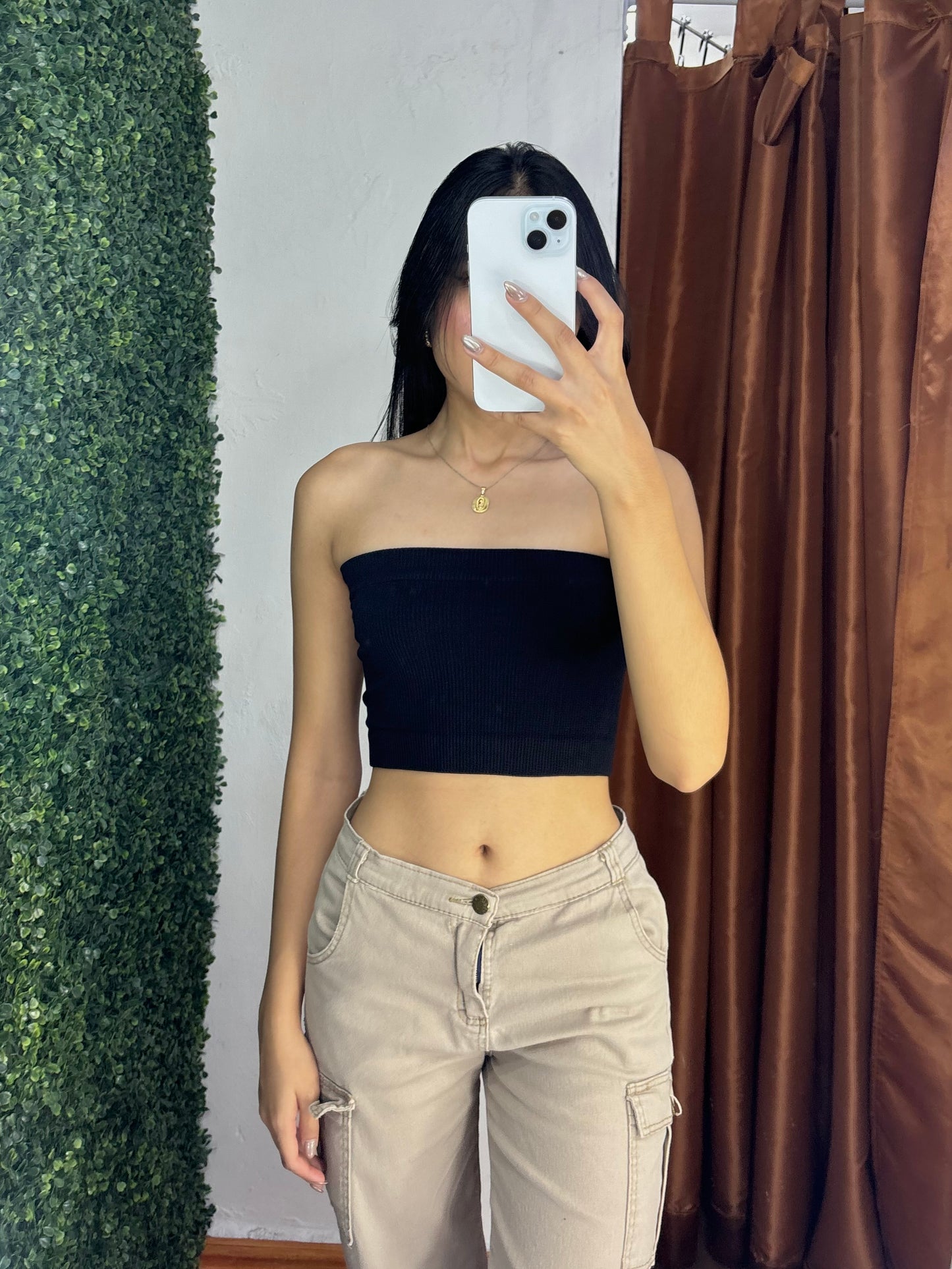 Top strapless unitalla