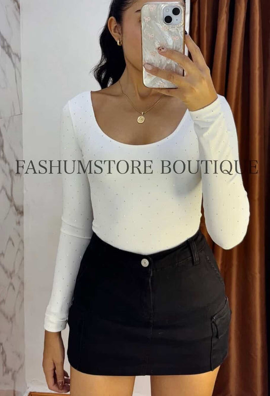 Short falda estilo cargo