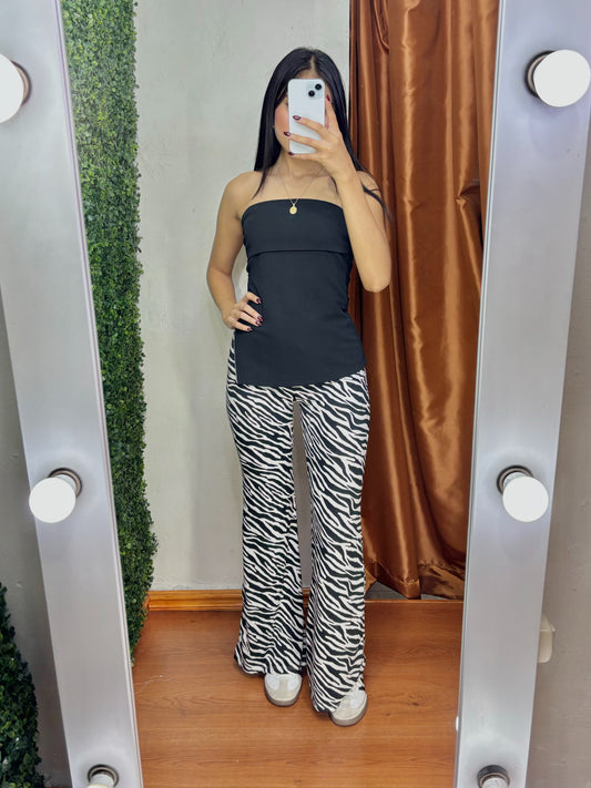 Pantalón diseño de cebra