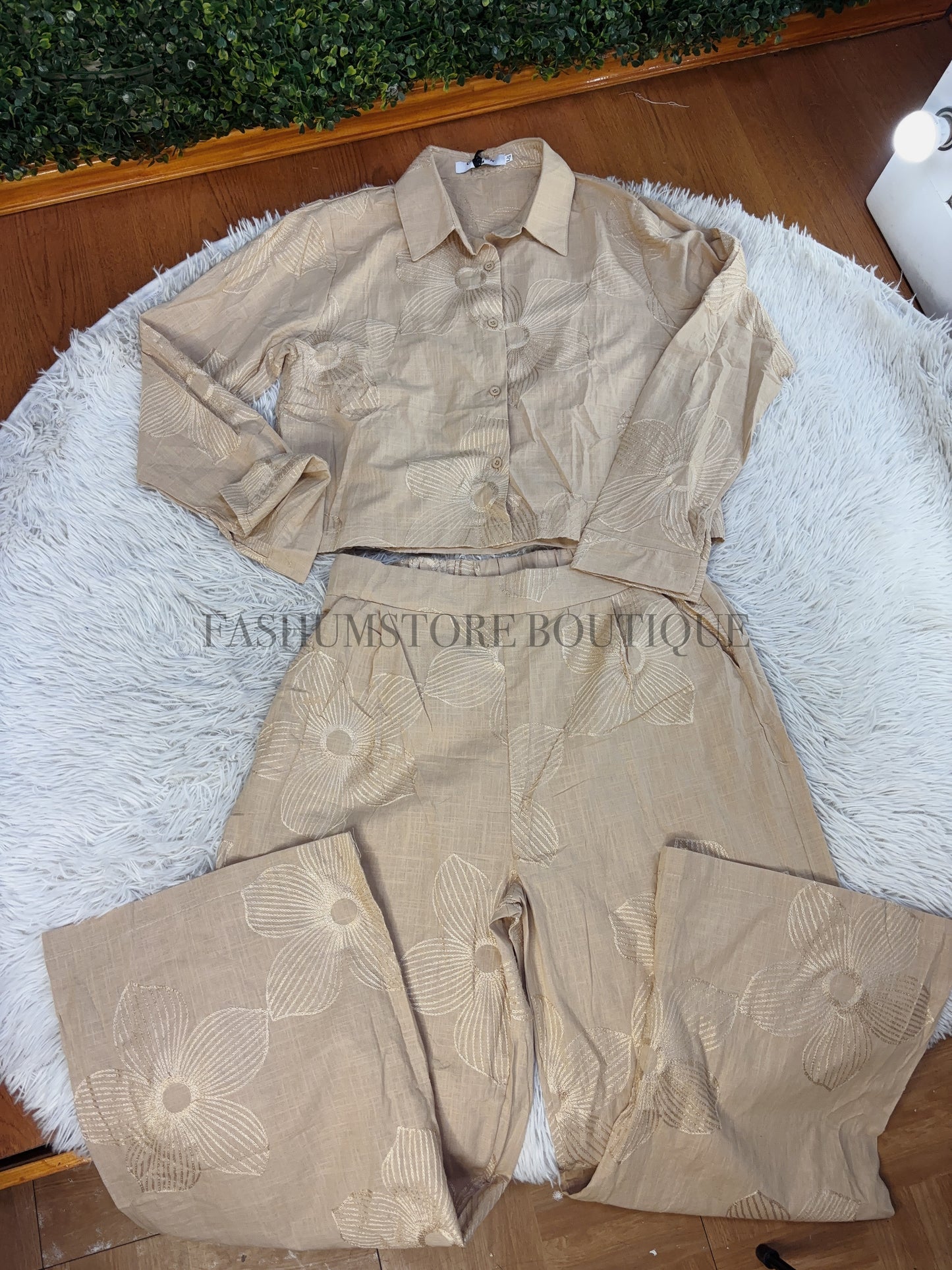 Conjunto bordado