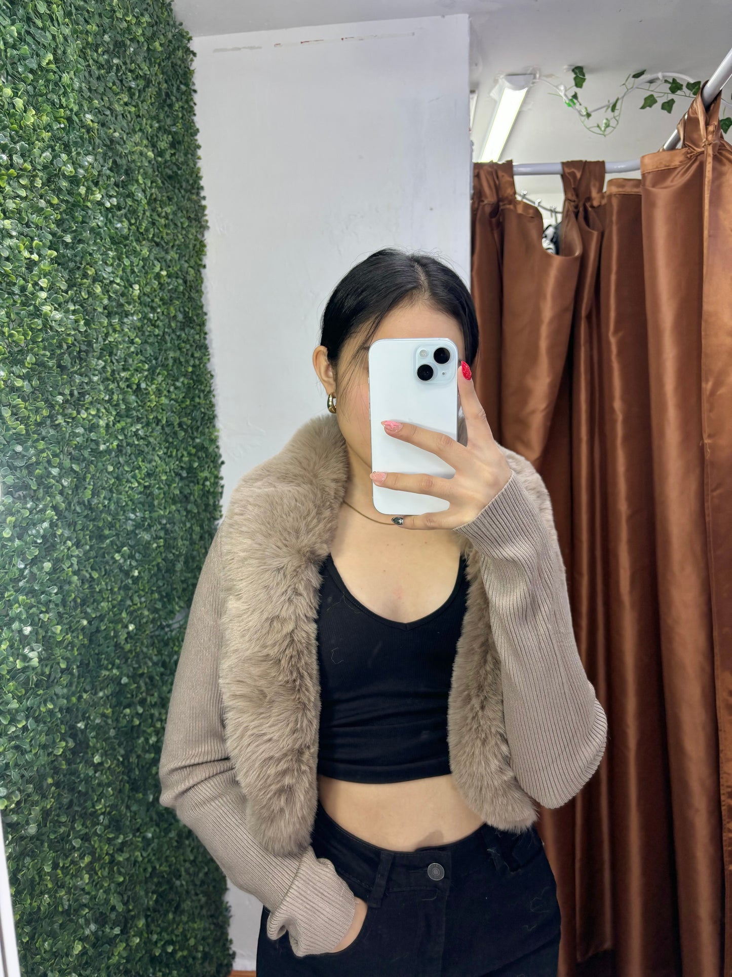 Blusa con peluche